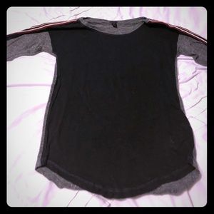 J crew color block t